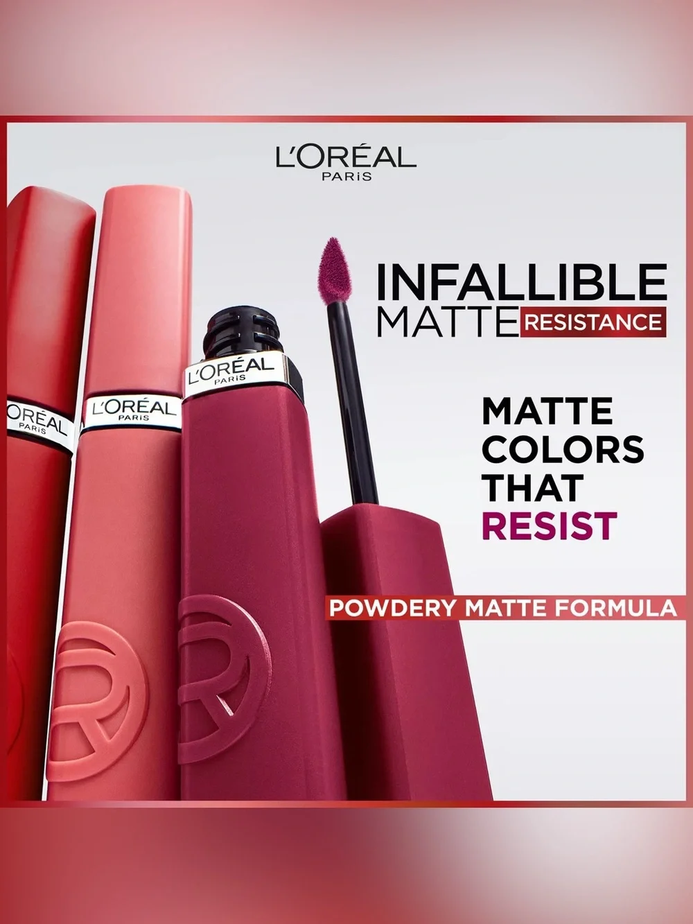L'Oréal Infallible Matte Resistance Liquid Lipstick- Proposal, NEW